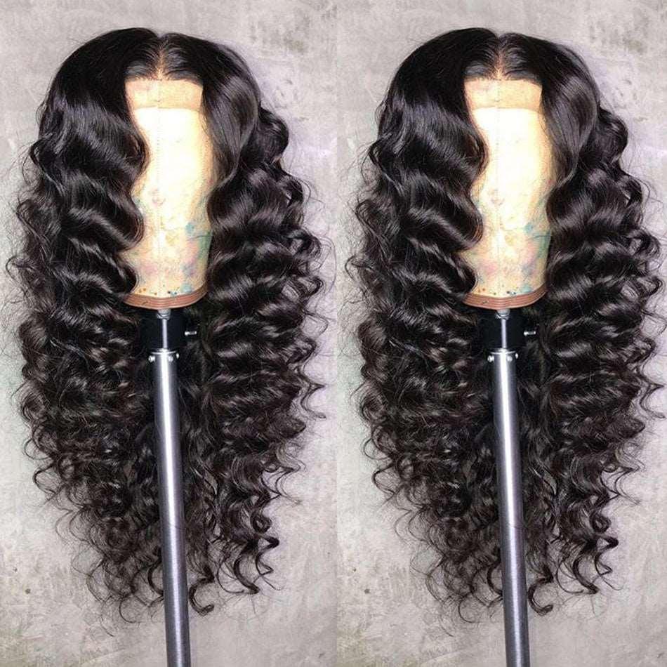 Hollywood Alicee Sovereign Loose Deep Wave 360 Lace Frontal Wig – 10A Remy Indian Hair | HWA Collection
