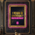Neon sign with 'I Reign in Sovereignty Unapologetically' in a luxurious room.