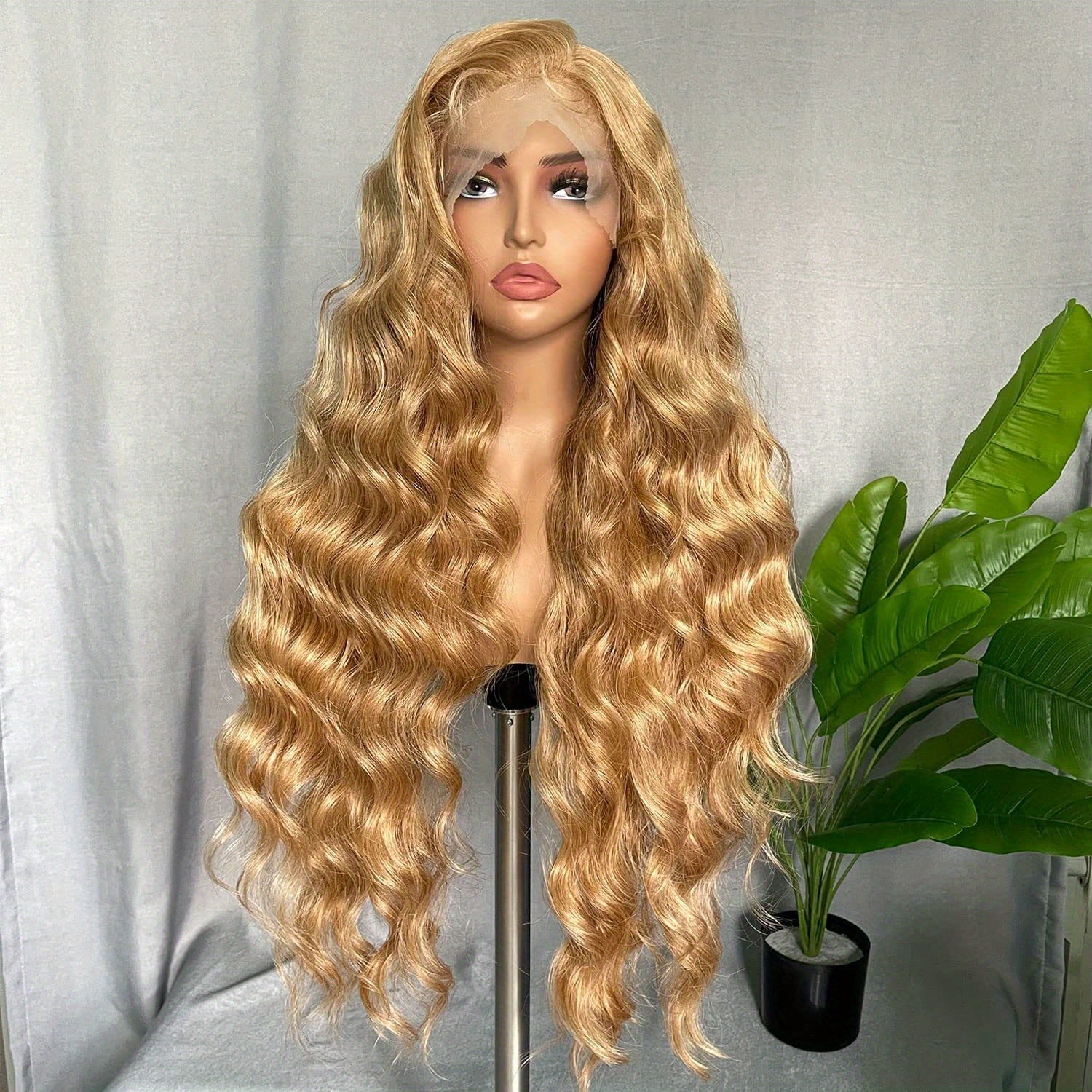 Hollywood Alicee Sovereign Wavy & Curly Lace Front Wig – 13x4 HD Lace | 130% Density | HWA Collection